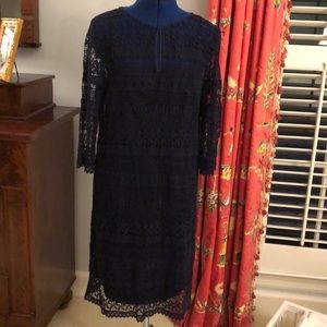 Chico’s Black Label lace dress. EUC. Size 2. $30